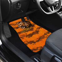 Shaka Zulu Car Mats Warrior Fiery Roaring Lion - Never Retreat Never Surrender African Strength and Courage - Wonder Print Shop