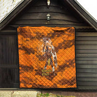 Shaka Zulu Quilt Warrior Fiery Roaring Lion - Never Retreat Never Surrender African Strength and Courage - Wonder Print Shop
