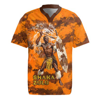 Shaka Zulu Rugby Jersey Warrior Fiery Roaring Lion - Never Retreat Never Surrender African Strength and Courage - Wonder Print Shop