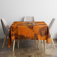 Shaka Zulu Tablecloth Warrior Fiery Roaring Lion - Never Retreat Never Surrender African Strength and Courage - Wonder Print Shop
