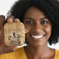Mansa Musa AirPods Case Sepia Map Historic Pilgrimage Empire Expedition 1324 African Royalty Legacy - Wonder Print Shop