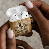 Mansa Musa AirPods Case Sepia Map Historic Pilgrimage Empire Expedition 1324 African Royalty Legacy - Wonder Print Shop