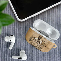 Mansa Musa AirPods Case Sepia Map Historic Pilgrimage Empire Expedition 1324 African Royalty Legacy - Wonder Print Shop