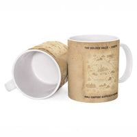 Mansa Musa Ceramic Mug Sepia Map Historic Pilgrimage Empire Expedition 1324 African Royalty Legacy - Wonder Print Shop