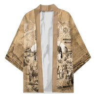 Mansa Musa Kimono Sepia Map Historic Pilgrimage Empire Expedition 1324 African Royalty Legacy - Wonder Print Shop