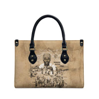 Mansa Musa Leather Bag Sepia Map Historic Pilgrimage Empire Expedition 1324 African Royalty Legacy - Wonder Print Shop