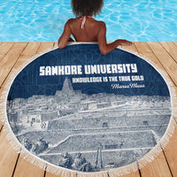 Mansa Musa Sankore University Beach Blanket Knowledge is the True Gold - African Scholarly Legacy - Wonder Print Shop