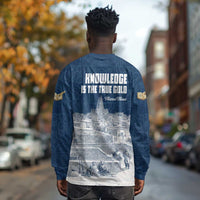 Mansa Musa Sankore University Long Sleeve Shirt Knowledge is the True Gold - African Scholarly Legacy - Wonder Print Shop