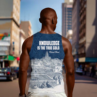 Mansa Musa Sankore University Men Tank Top Knowledge is the True Gold - African Scholarly Legacy - Wonder Print Shop