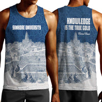 Mansa Musa Sankore University Men Tank Top Knowledge is the True Gold - African Scholarly Legacy - Wonder Print Shop