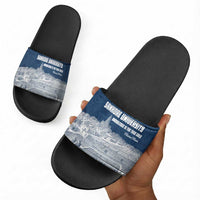 Mansa Musa Sankore University Slide Sandals Knowledge is the True Gold - African Scholarly Legacy - Wonder Print Shop