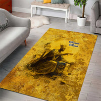 Mansa Musa Area Rug Golden Legacy Theme Ancient Map Regal Portrait of Mali Emperor Timbuktu - Wonder Print Shop