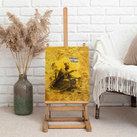 Mansa Musa Canvas Wall Art Golden Legacy Theme Ancient Map Regal Portrait of Mali Emperor Timbuktu - Wonder Print Shop