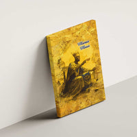 Mansa Musa Canvas Wall Art Golden Legacy Theme Ancient Map Regal Portrait of Mali Emperor Timbuktu - Wonder Print Shop
