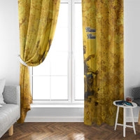 Mansa Musa Window Curtain Golden Legacy Theme Ancient Map Regal Portrait of Mali Emperor Timbuktu - Wonder Print Shop