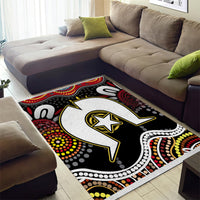 Torest Trait Islands Mix Aboriginal Pattern Area Rug - Wonder Print Shop