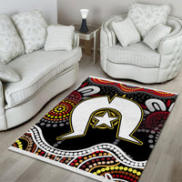 Torest Trait Islands Mix Aboriginal Pattern Area Rug - Wonder Print Shop