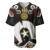 Torest Trait Islands Mix Aboriginal Pattern Baseball Jersey - Wonder Print Shop