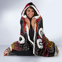 Torest Trait Islands Mix Aboriginal Pattern Hooded Blanket