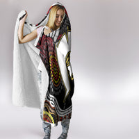 Torest Trait Islands Mix Aboriginal Pattern Hooded Blanket