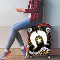 Torest Trait Islands Mix Aboriginal Pattern Luggage Cover - Wonder Print Shop