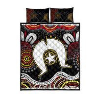 Torest Trait Islands Mix Aboriginal Pattern Quilt Bed Set - Wonder Print Shop