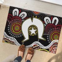 Torest Trait Islands Mix Aboriginal Pattern Rubber Doormat - Wonder Print Shop