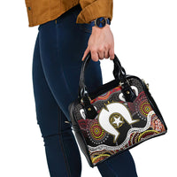 Torest Trait Islands Mix Aboriginal Pattern Shoulder Handbag
