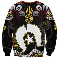 Torest Trait Islands Mix Aboriginal Pattern Sweatshirt - Wonder Print Shop