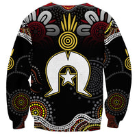Torest Trait Islands Mix Aboriginal Pattern Sweatshirt - Wonder Print Shop