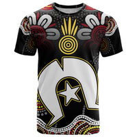 Torest Trait Islands Mix Aboriginal Pattern T Shirt - Wonder Print Shop