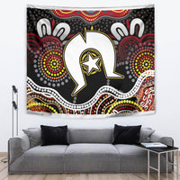 Torest Trait Islands Mix Aboriginal Pattern Tapestry - Wonder Print Shop