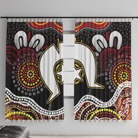 Torest Trait Islands Mix Aboriginal Pattern Window Curtain - Wonder Print Shop