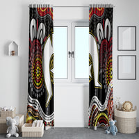 Torest Trait Islands Mix Aboriginal Pattern Window Curtain - Wonder Print Shop