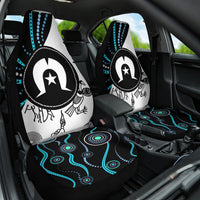Aboriginal Pattern Torest Strait Island Car Seat Cover - Wonder Print Shop