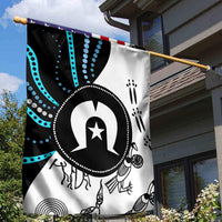 Aboriginal Pattern Torest Strait Island Garden Flag - Wonder Print Shop