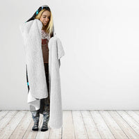 Aboriginal Pattern Torest  Strait Island Hooded Blanket