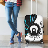 Aboriginal Pattern Torest Strait Island Luggage Cover - Wonder Print Shop