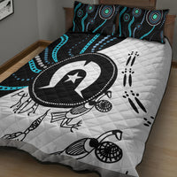 Aboriginal Pattern Torest Strait Island Quilt Bed Set - Wonder Print Shop