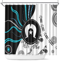 Aboriginal Pattern Torest Strait Island Shower Curtain