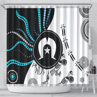 Aboriginal Pattern Torest Strait Island Shower Curtain