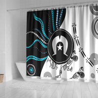 Aboriginal Pattern Torest Strait Island Shower Curtain