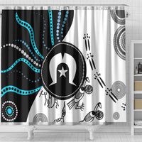 Aboriginal Pattern Torest Strait Island Shower Curtain