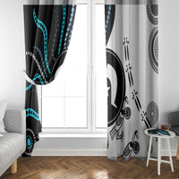 Aboriginal Pattern Torest Strait Island Window Curtain - Wonder Print Shop