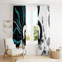 Aboriginal Pattern Torest Strait Island Window Curtain - Wonder Print Shop