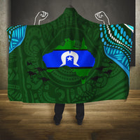 Torest Trait Islands Mix Aboriginal Pattern Hooded Blanket