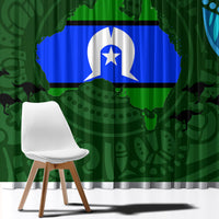 Torest Trait Islands Mix Aboriginal Pattern Window Curtain - Wonder Print Shop