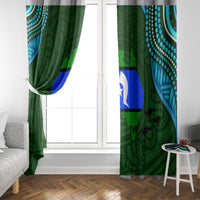 Torest Trait Islands Mix Aboriginal Pattern Window Curtain - Wonder Print Shop