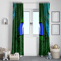 Torest Trait Islands Mix Aboriginal Pattern Window Curtain - Wonder Print Shop