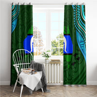 Torest Trait Islands Mix Aboriginal Pattern Window Curtain - Wonder Print Shop